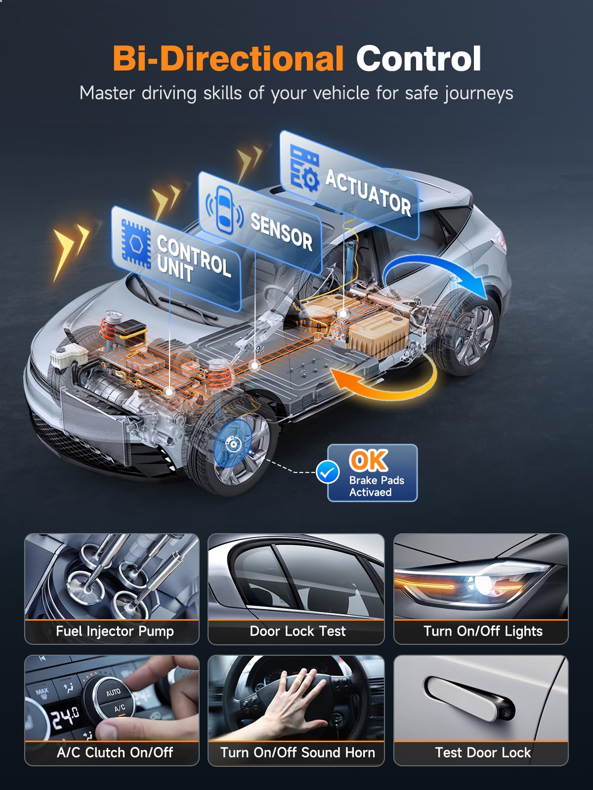 Foto 2 | Herramienta De Escaneo De Diagnóstico Foxwell Nt510 Elite Para Honda Acura - Venta Internacional.