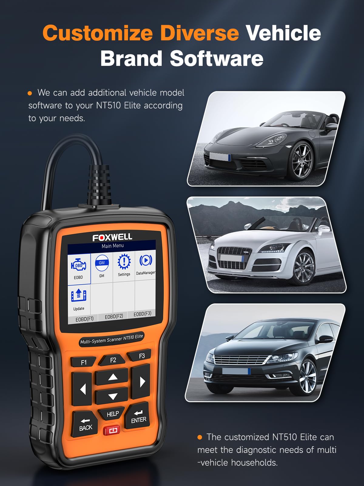 Foto 7 | Herramienta De Escaneo De Diagnóstico Foxwell Nt510 Elite Para Honda Acura - Venta Internacional.