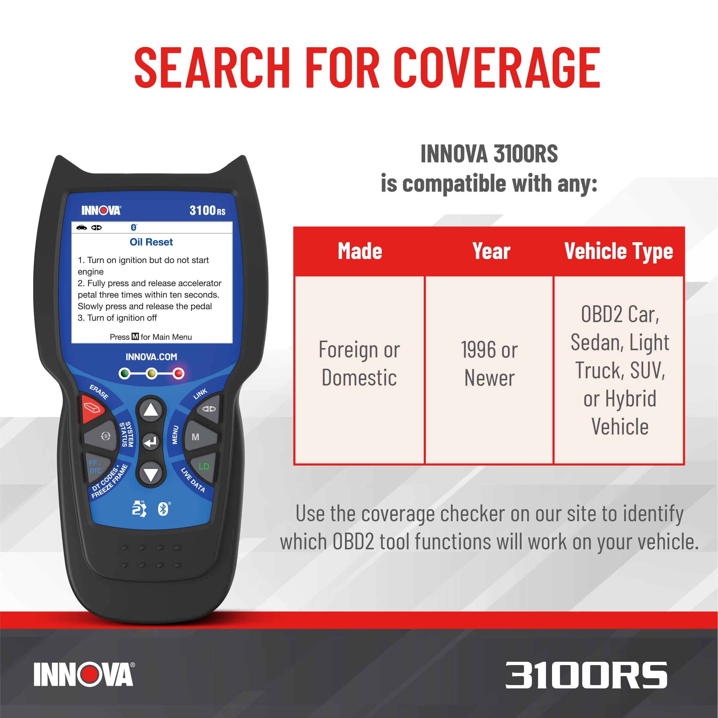 Foto 4 pulgar | Escáner Obd2 Innova 3100rs Abs Srs Airbag, Herramienta De Escaneo Para Iphone/android - Venta Internacional.