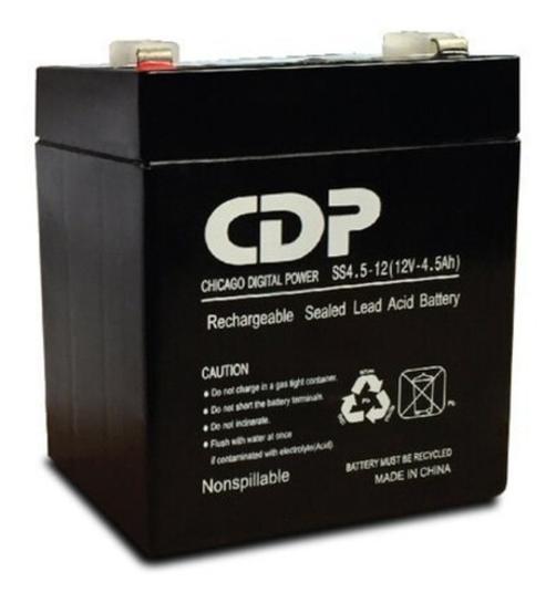 Foto 2 | Batería Sellada Recargable Cdp 12v 4.5ah 4.5a para Reemplazo