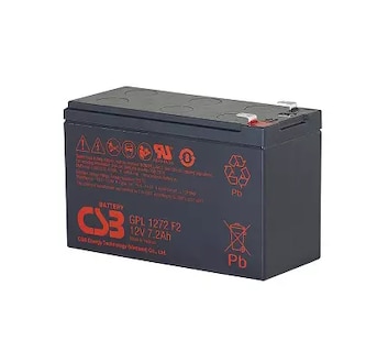 Foto 1 | Batería Sellada CSB GPL1272 12V 7.2Ah para Sistemas de Nobreak y Seguridad
