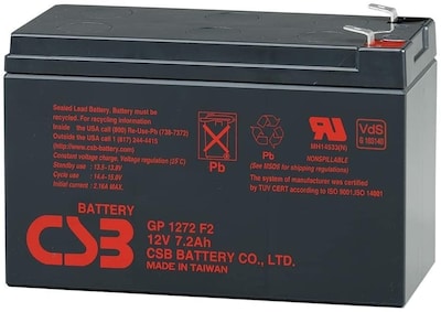 Foto 2 | Batería Sellada CSB GPL1272 12V 7.2Ah para Sistemas de Nobreak y Seguridad