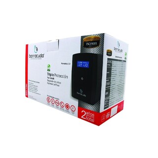 Foto 3 | No Break Barracuda con Lcd Sr-1100/ 6 Tomacorrientes/ Ups 1100va - 580w