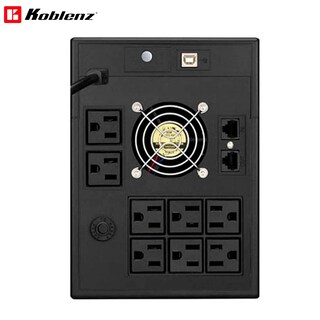 Foto 3 | Multicontacto y Regulador Koblenz 20012 Usb R 2000va 1200W Supresor Picos 8 Contactos 50 Min Negro