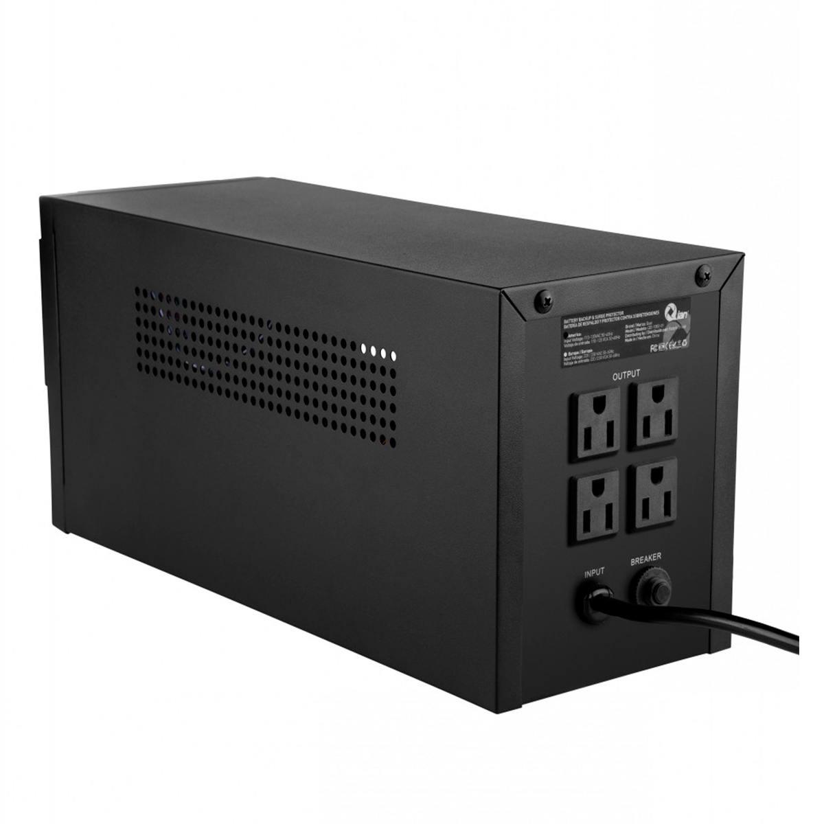Foto 5 | No Break Interactivo de 1000va/600w, Qian Qei-1000v-01 con 4 Contactos