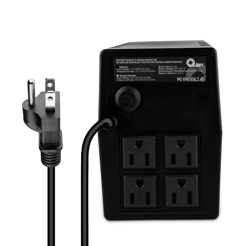 Foto 4 pulgar | No Break Interactivo de 500va/300w, Qian Qei-500v-01, con 4 Contactos