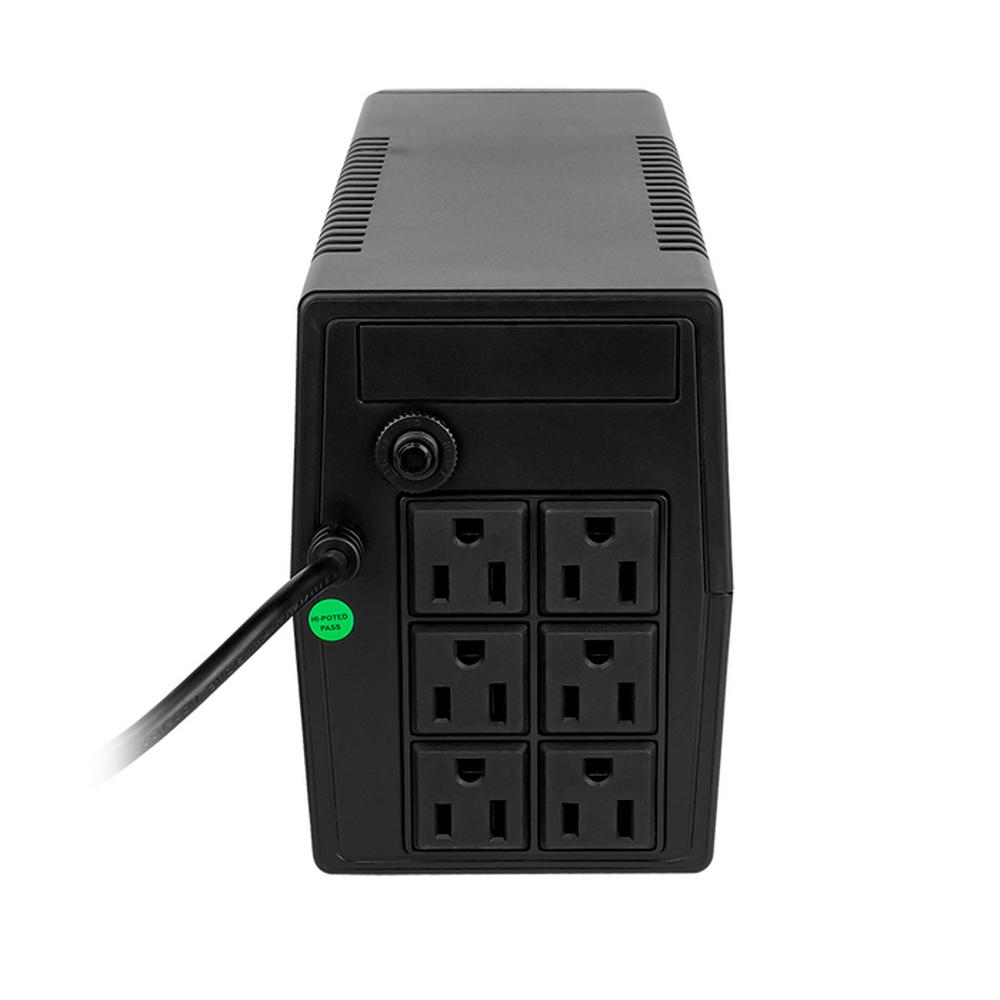 Foto 6 pulgar | No Break Vorago UPS-400 color Negro 1000 V 600w 6 Contactos
