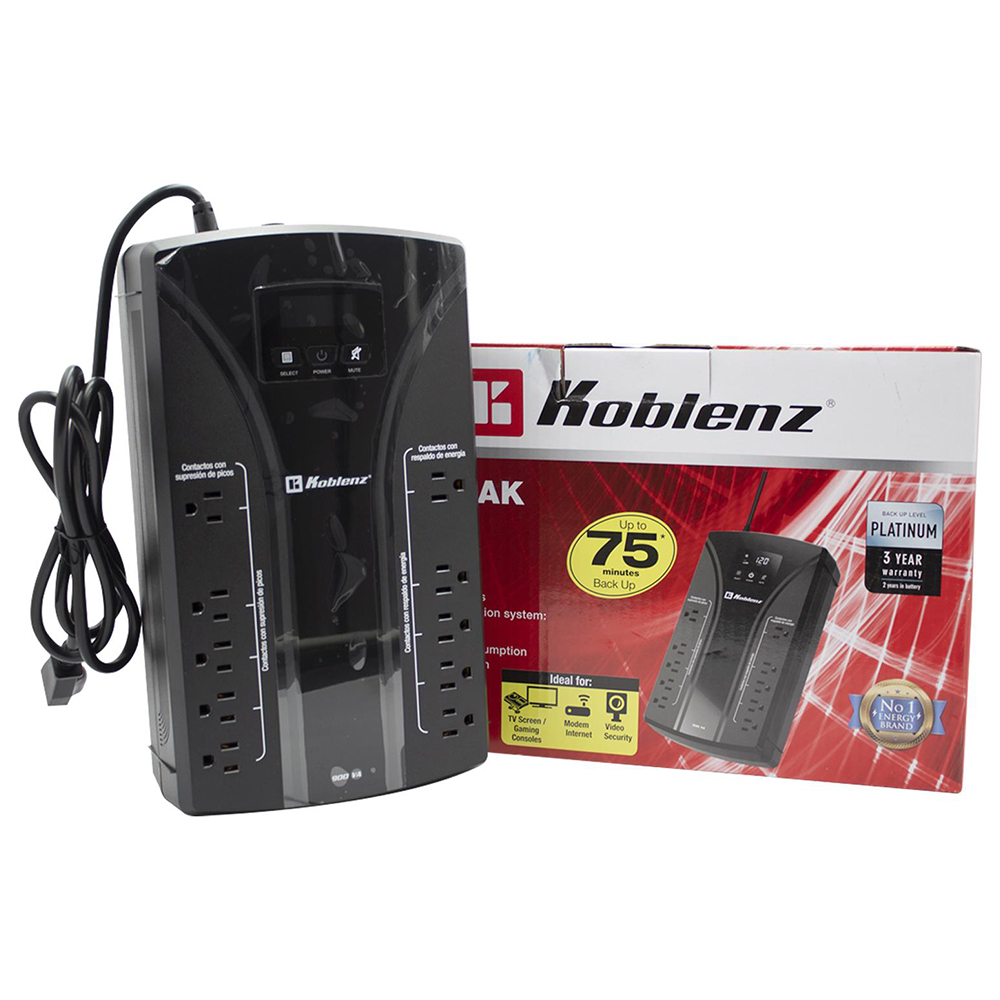 No Break Koblenz 9022 USB/R 900va 10 Contactos
