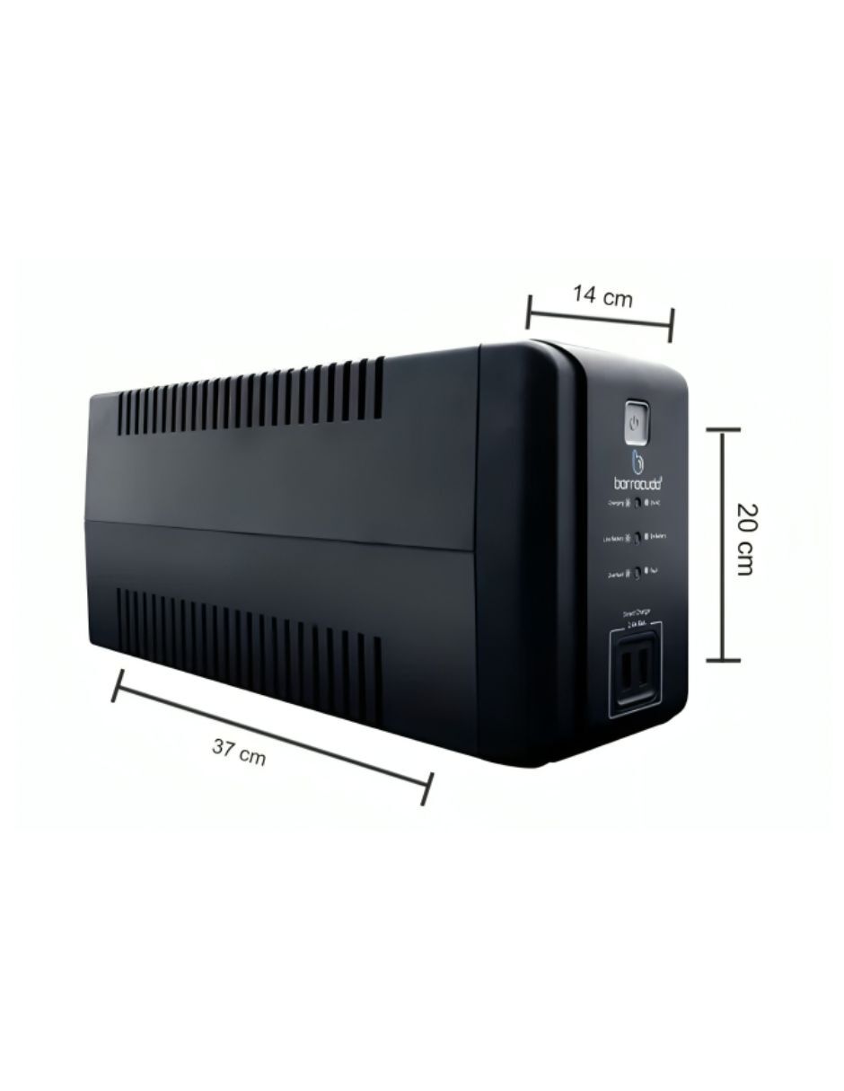 Foto 3 | No Break Barracuda SR-950 950va/390w 120v 1140v 8 Contactos