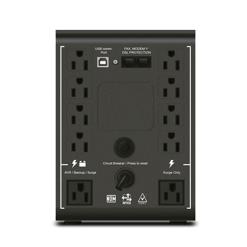 Foto 4 pulgar | No Break Interactivo CDP R-SMART1210 de 1200VA/720W con 10 contactos