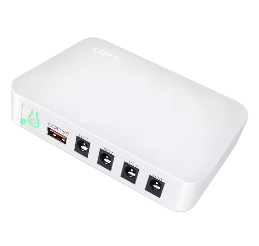 Foto 1 | Mini No Break Ups Para Modem Respaldo Batería 5v 9v 12v Dc Blanco
