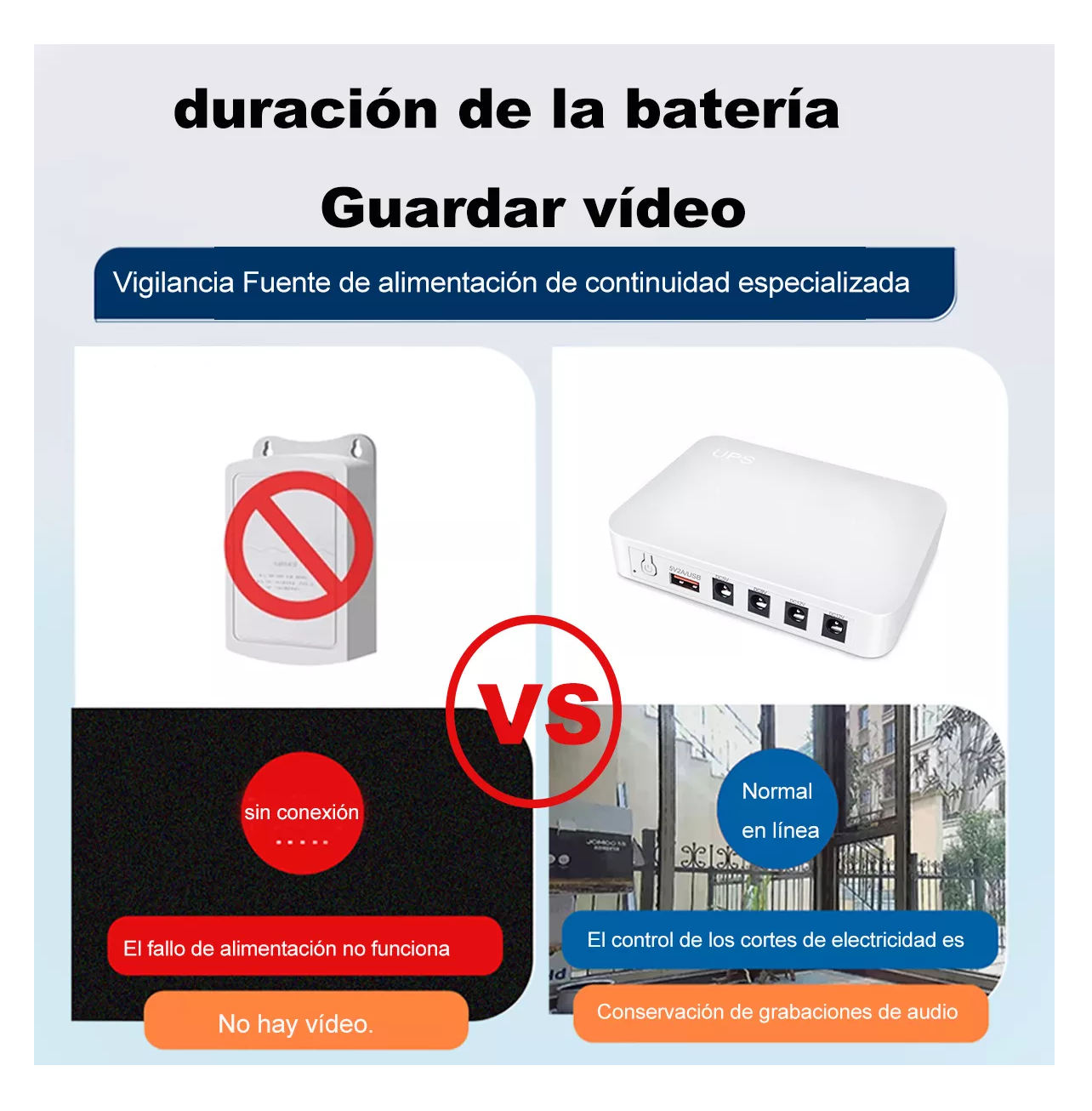 Foto 2 | Mini No Break Ups Para Modem Respaldo Batería 5v 9v 12v Dc Blanco