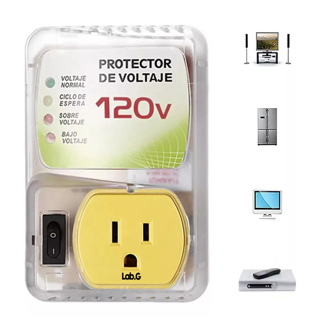 Foto 5 pulgar | Protector De Voltaje Jm2480 120v 2400w Supresor Electrodomesticos Color Blanco