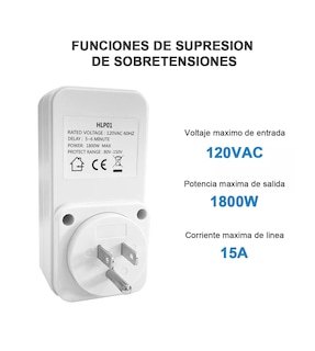 Foto 2 | Protector De Voltaje Refrigerador Lavadora Electrodomésticos, Blanco