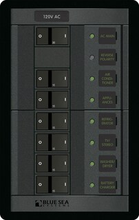 Foto 1 | Panel Blue Sea Systems 1202 120 V Ac Principal + 6 Posiciones - Venta Internacional.