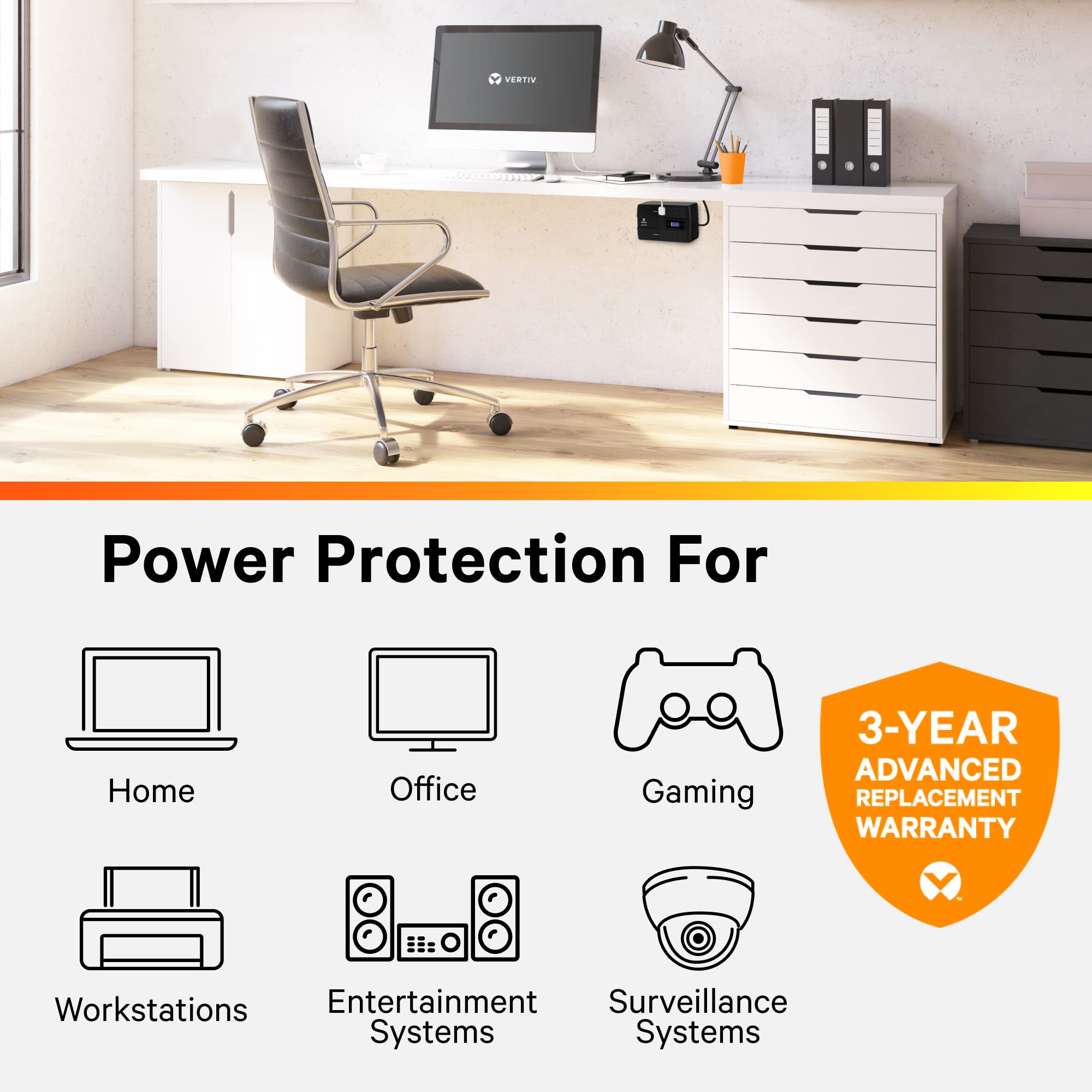 Foto 3 | Ups Vertiv Liebert Pst5 500 Va/300 W 120 V 8 Enchufes - Venta Internacional.