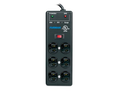 Foto 1 | Acondicionador de Corriente Eléctrica de 6 Contactos Furman Ss-6b-pro color Negro