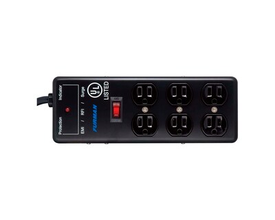 Foto 2 | Acondicionador de Corriente Eléctrica de 6 Contactos Furman Ss-6b color Negro