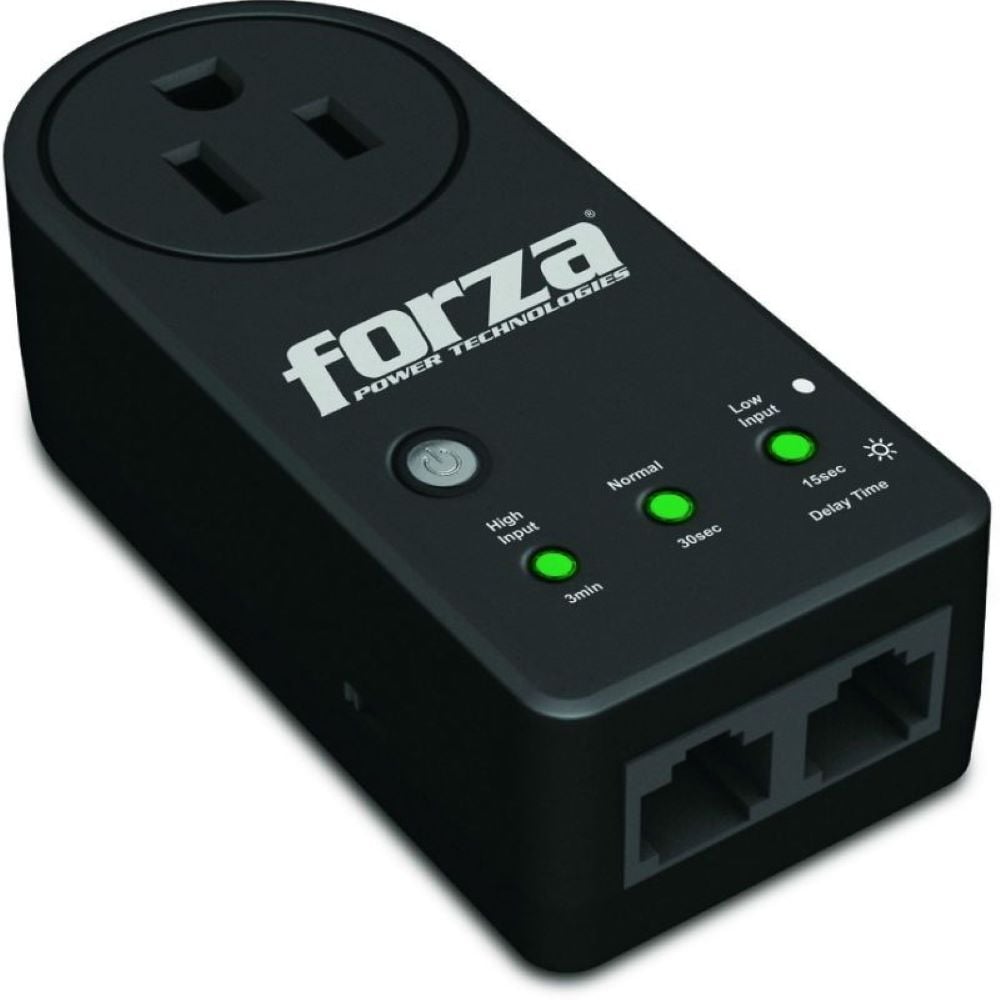 Protector Voltaje Forza Fvp-1201n 1 Contacto  color Negro $569