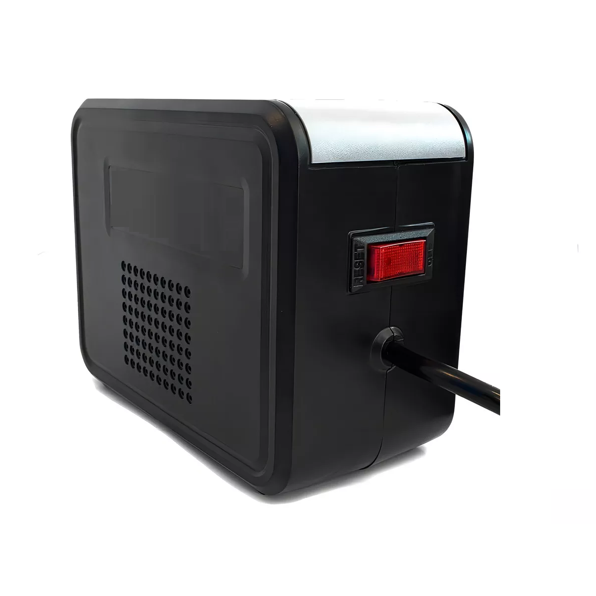 Regulador  650w 1400va - 120v - 8 Contactos Eo Safe Imports  Esi-15339 Negro