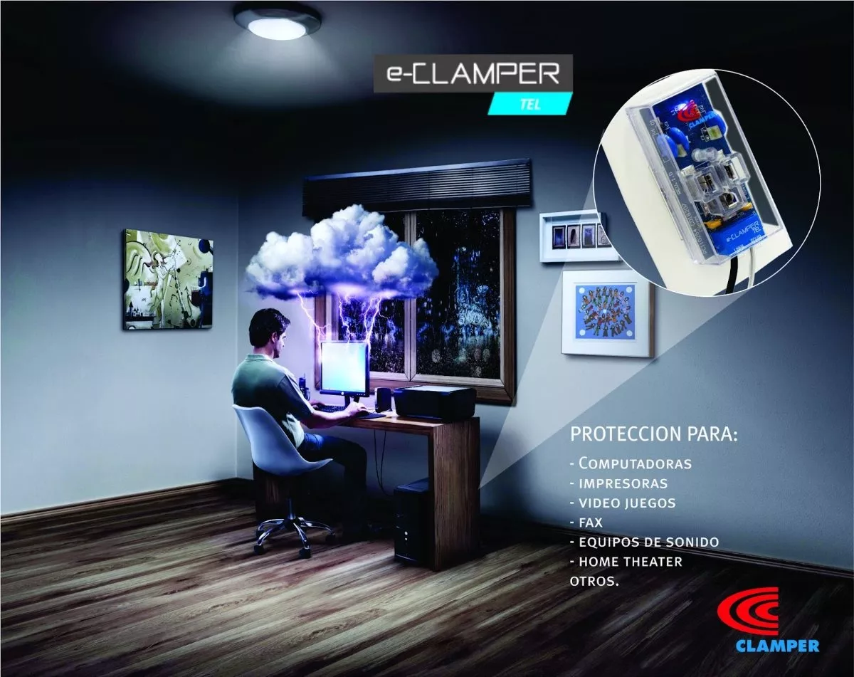 Foto 8 | Protector Contra Rayos Eléctrico Modem Telmex E-clamper