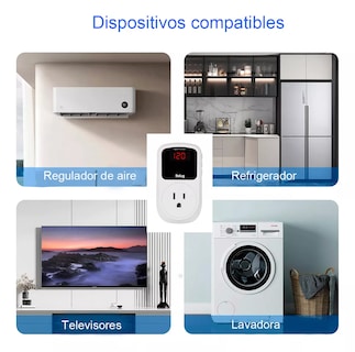 Foto 2 | Protector de Voltaje Para Refrigerador Regulador Lavadora Tv Blanco