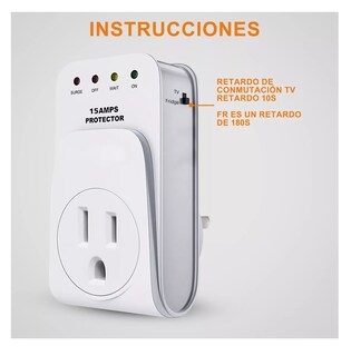 Foto 3 | Protector De Voltaje Estabilizador 120v Para Electrodomésticos Blanco