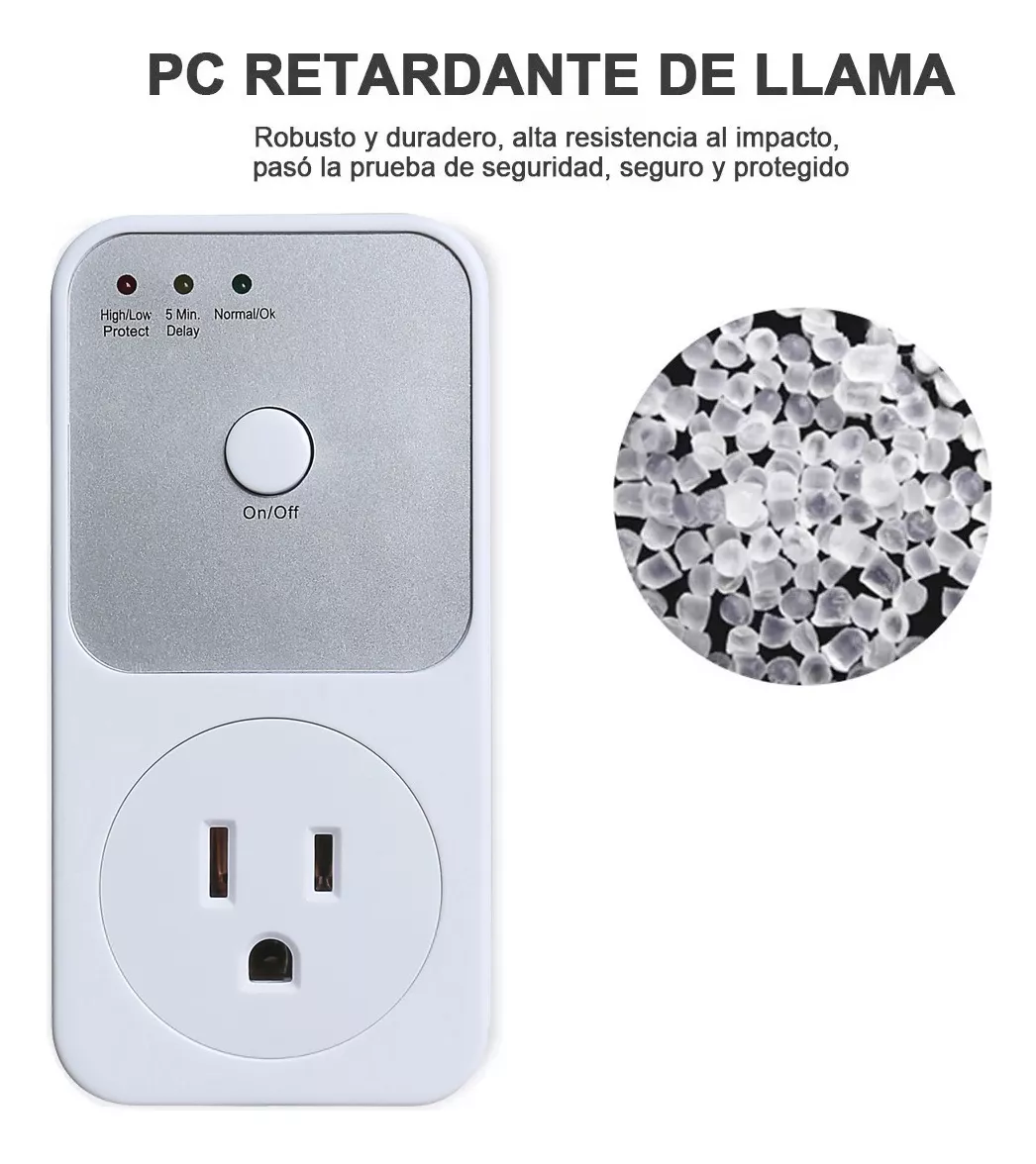 Foto 4 pulgar | Protector Voltaje Refrigerador Lavadora Electrodomésticos Blanco