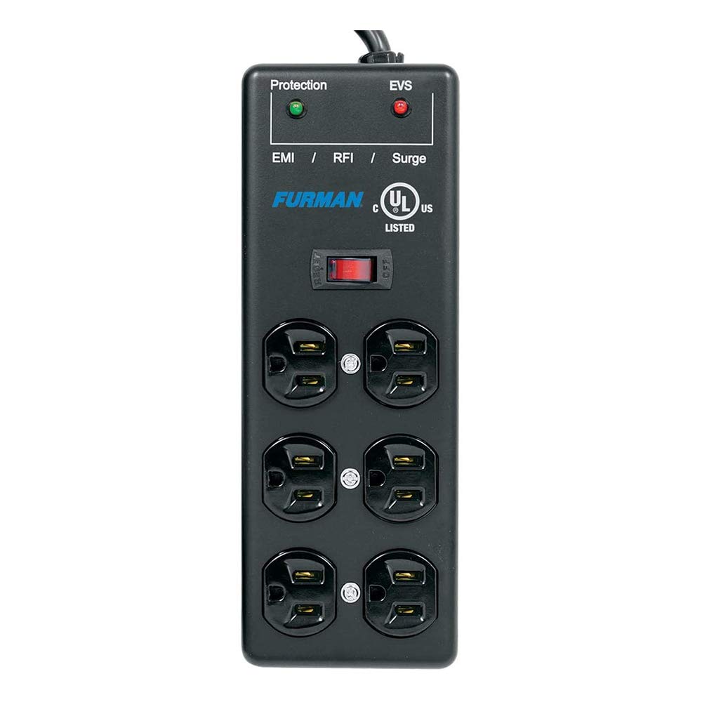 Foto 3 pulgar | Protector Contra Sobretensiones Furman Ss-6b-pro De 6 Salidas Con Cable De 15 Pies, Paquete De 2 - Venta Internacional.