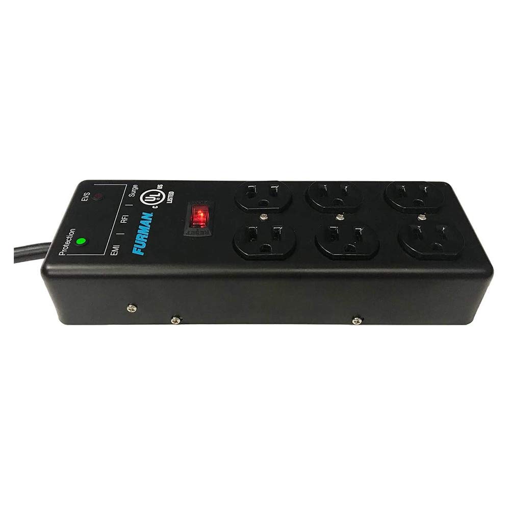 Foto 4 pulgar | Protector Contra Sobretensiones Furman Ss-6b-pro De 6 Salidas Con Cable De 15 Pies, Paquete De 2 - Venta Internacional.