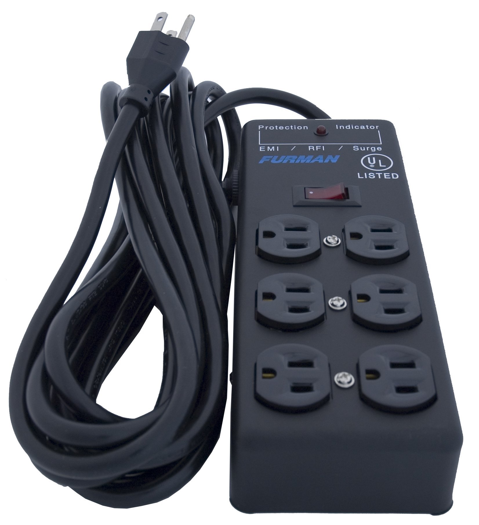 Foto 2 pulgar | Acondicionador De Energía Furman Ss6b Con Cable De Alimentación De 15 Pies Negro - Venta Internacional.