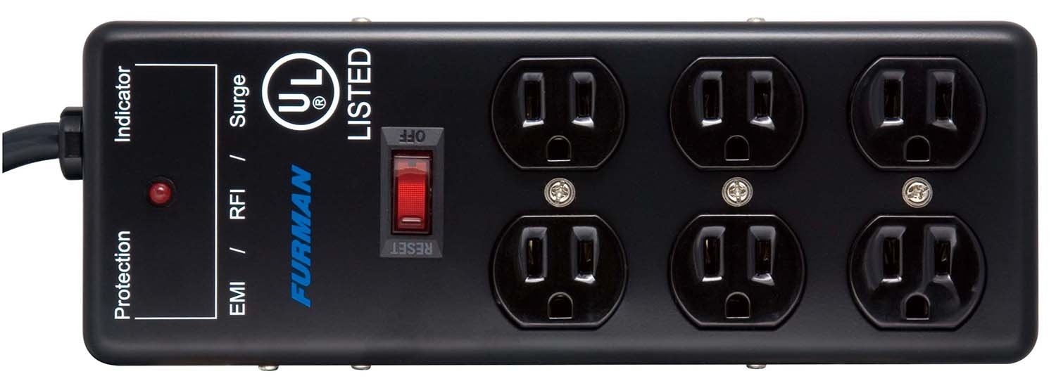 Foto 3 pulgar | Acondicionador De Energía Furman Ss6b Con Cable De Alimentación De 15 Pies Negro - Venta Internacional.