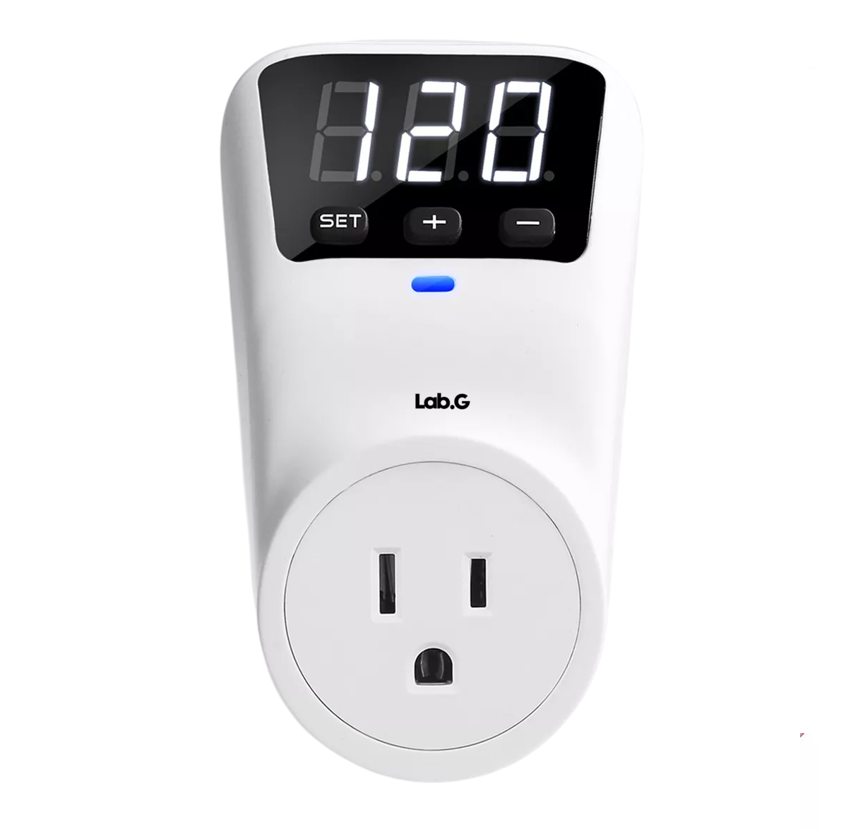 Foto 1 | Regulador De Voltaje Lab.g Protector Led Ajustable 80v-140v 1800va Blanco Con Negro