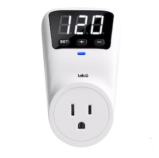Foto 1 | Regulador De Voltaje Lab.g Protector Led Ajustable 80v-140v 1800va Blanco Con Negro