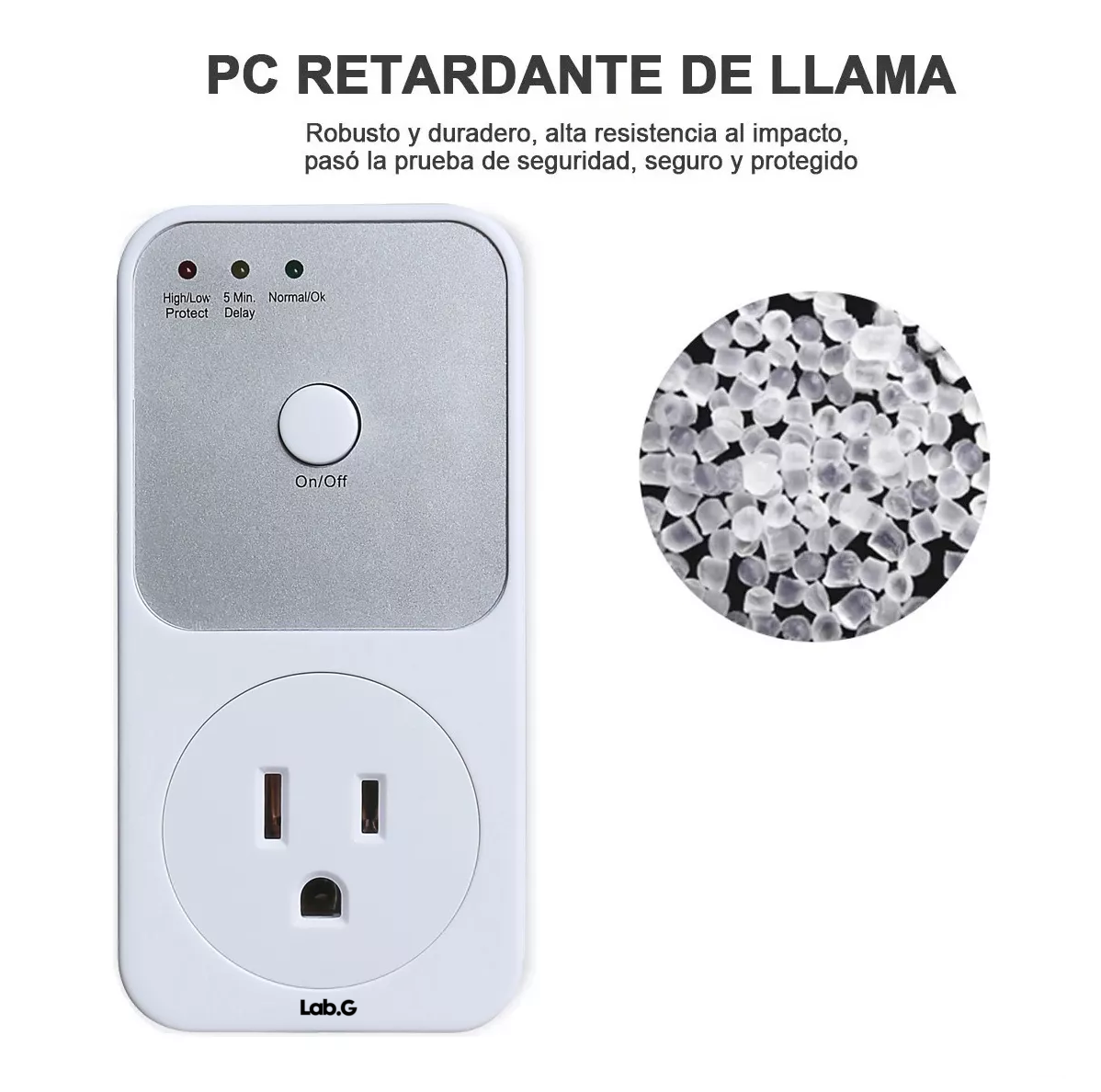 Foto 4 pulgar | Protector Voltaje Lab.g Refrigerador Lavadora Electrodomésticos Blanco