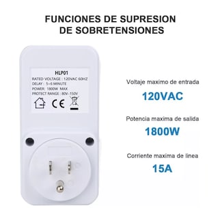 Foto 2 | Protector Voltaje Belug, Refrigerador Lavadora Electrodomésticos Blanco