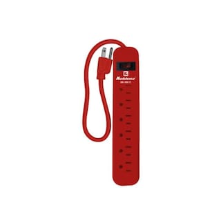 Foto 1 | Supresor Rojo Koblenz Ss-300-c 300 Joules 6 Contactos Aterrizados Switch On/off