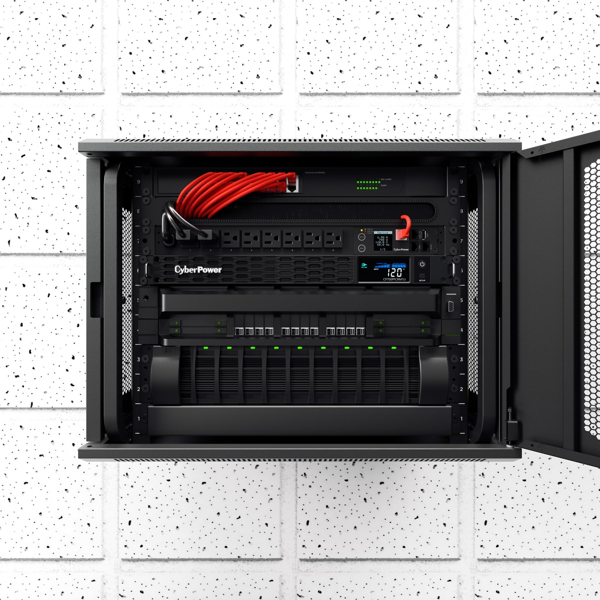Foto 8 pulgar | Ups Cyberpower Cp700pfcrm1u Pfc Sinewave 700 Va/400 W, 6 Salidas - Venta Internacional.