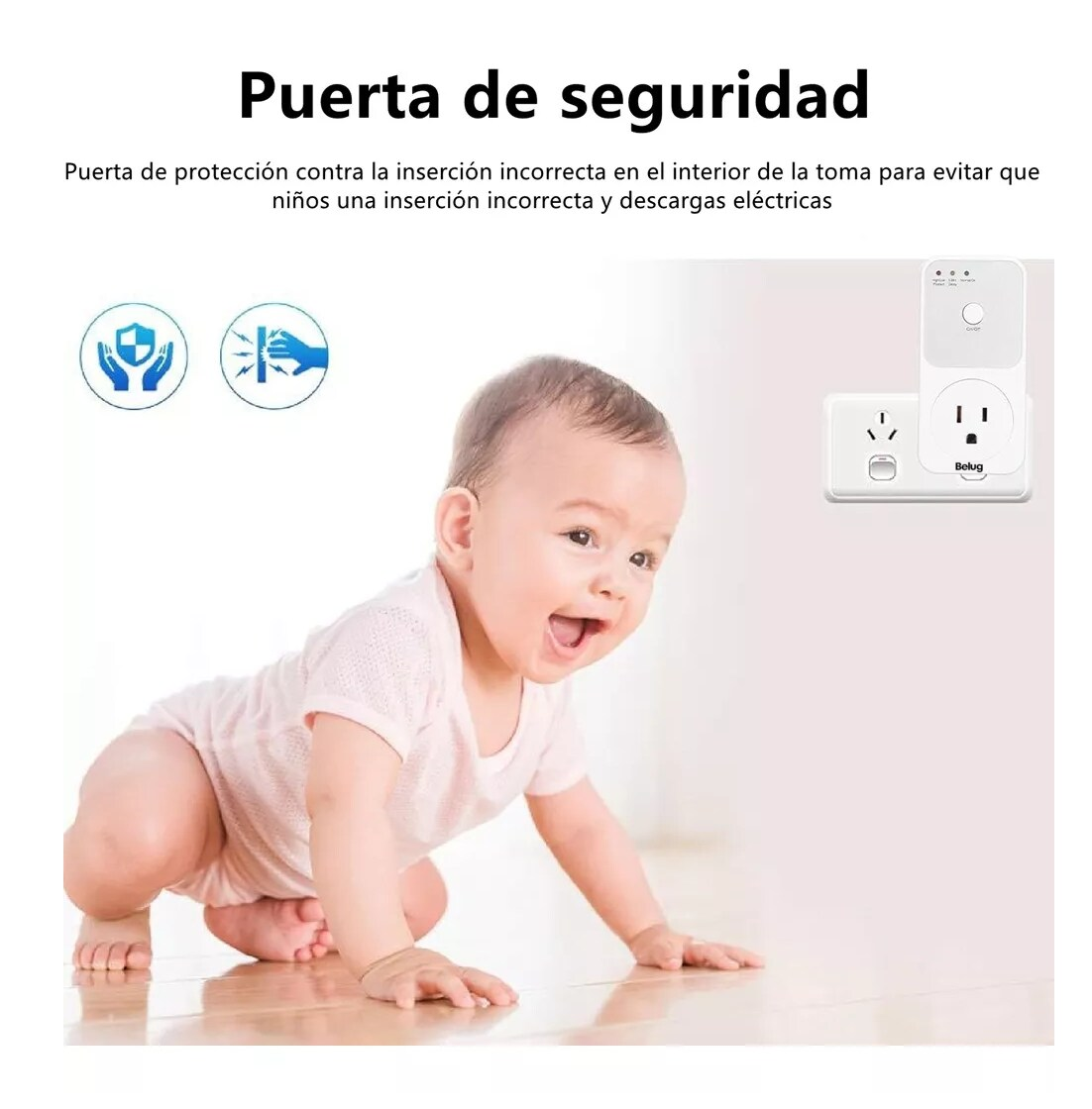 Foto 4 pulgar | Protector Voltaje Refrigerador Lavadora Doméstico Belug, 2 Pcs Blanco