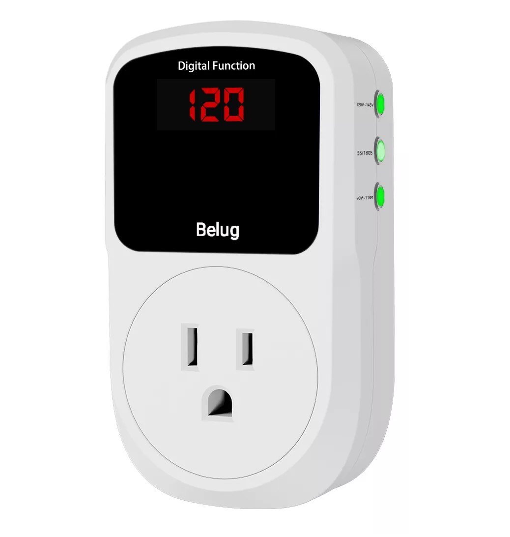Foto 2 pulgar | Protector De Voltaje Para Refrigerador Regulador Lavadora Tv Belug,  Blanco