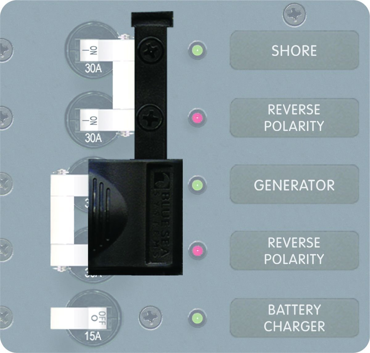 Foto 1 | Lockout Slide Blue Sea Systems 4125, 2 Polos, 2 Polos - Venta Internacional.