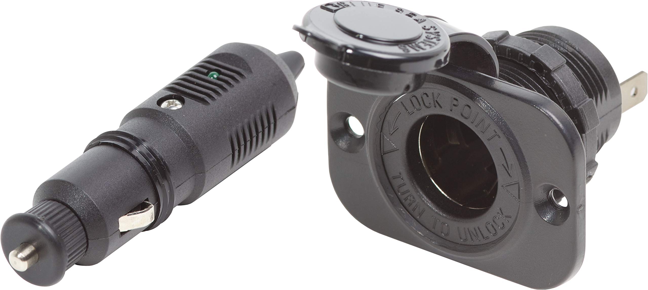 Enchufe De 12 Voltios Con Toma De Salpicadero Blue Sea Systems 1015 - Venta Internacional.