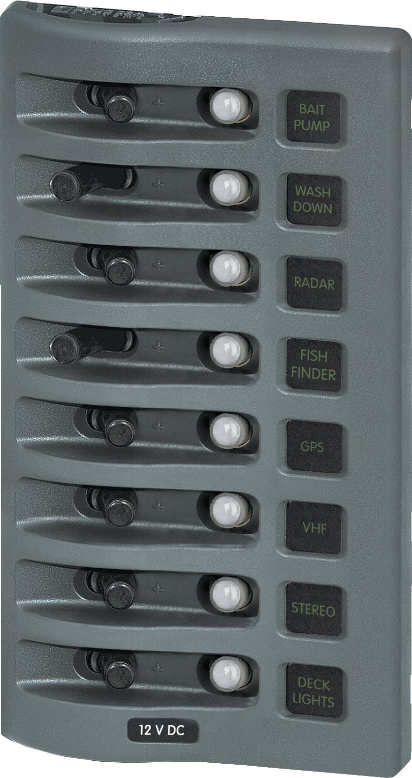 Foto 2 pulgar | Panel De Disyuntores Blue Sea Systems Weatherdeck 4378 12 V  - Venta Internacional.