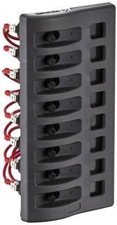 Foto 1 | Panel De Interruptores Blue Sea Systems 4308 12 Vdc, 8 Posiciones Con Fusibles - Venta Internacional.