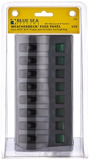 Foto 4 | Panel De Interruptores Blue Sea Systems 4308 12 Vdc, 8 Posiciones Con Fusibles - Venta Internacional.