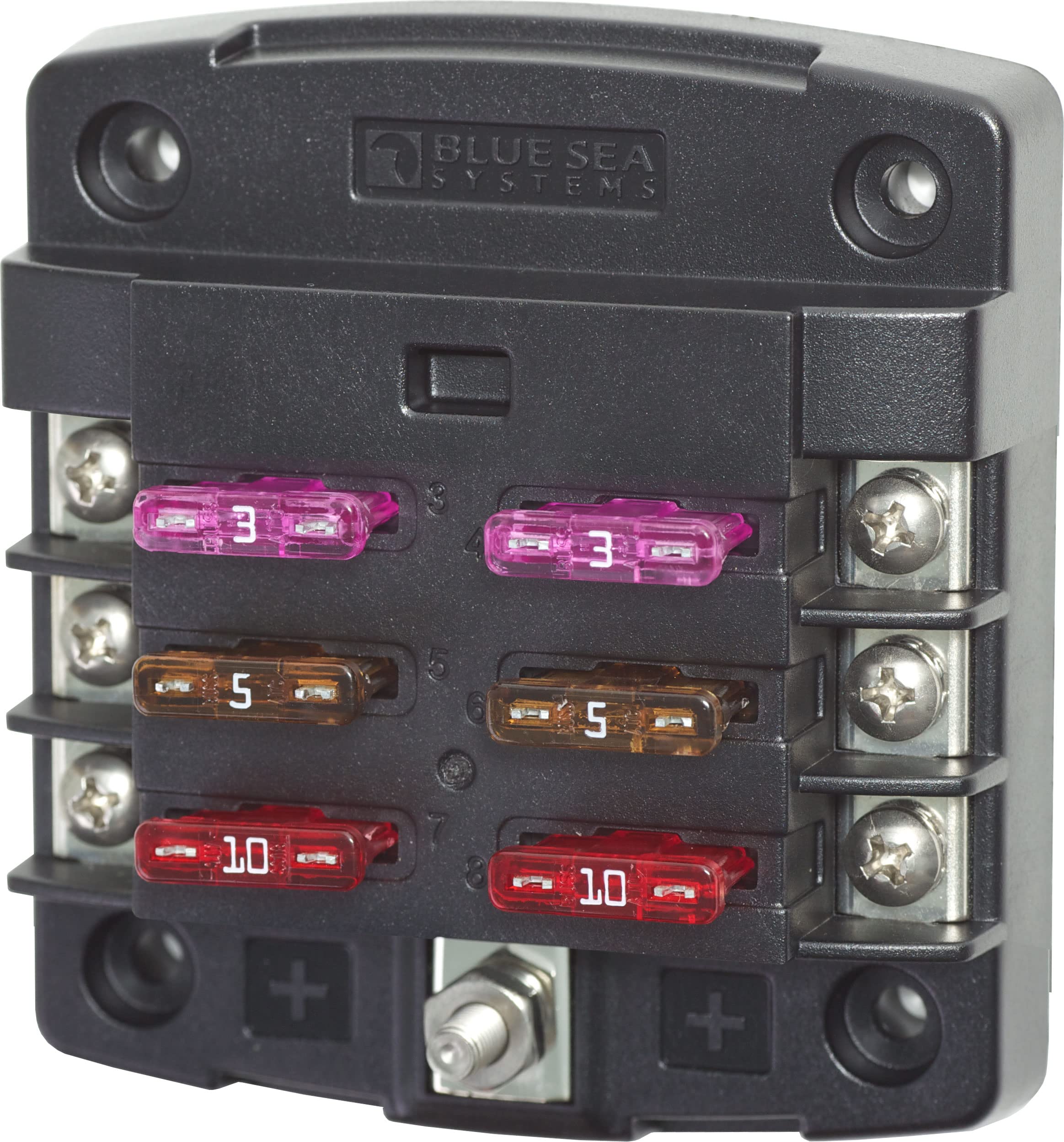 Foto 2 pulgar | Bloque De Fusibles Blue Sea Systems 5033 St Blade 6 Circuit - Venta Internacional.