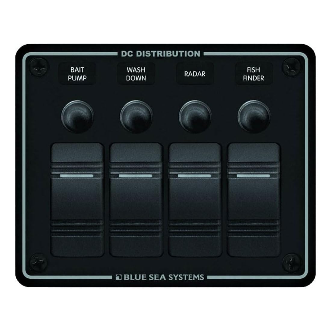 Foto 1 | Panel De Disyuntores Blue Sea Systems 8372 De 4 Posiciones - Venta Internacional.