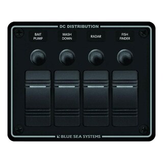 Foto 1 | Panel De Disyuntores Blue Sea Systems 8372 De 4 Posiciones - Venta Internacional.