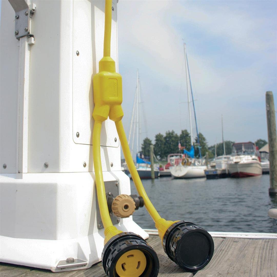 Foto 4 pulgar | Adaptador Marine Electrical Shore Power Y Marinco 153ay - Venta Internacional.