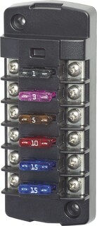 Foto 1 | Bloque De Fusibles Blue Sea Systems St Blade 5037 De 6 Circuitos - Venta Internacional.